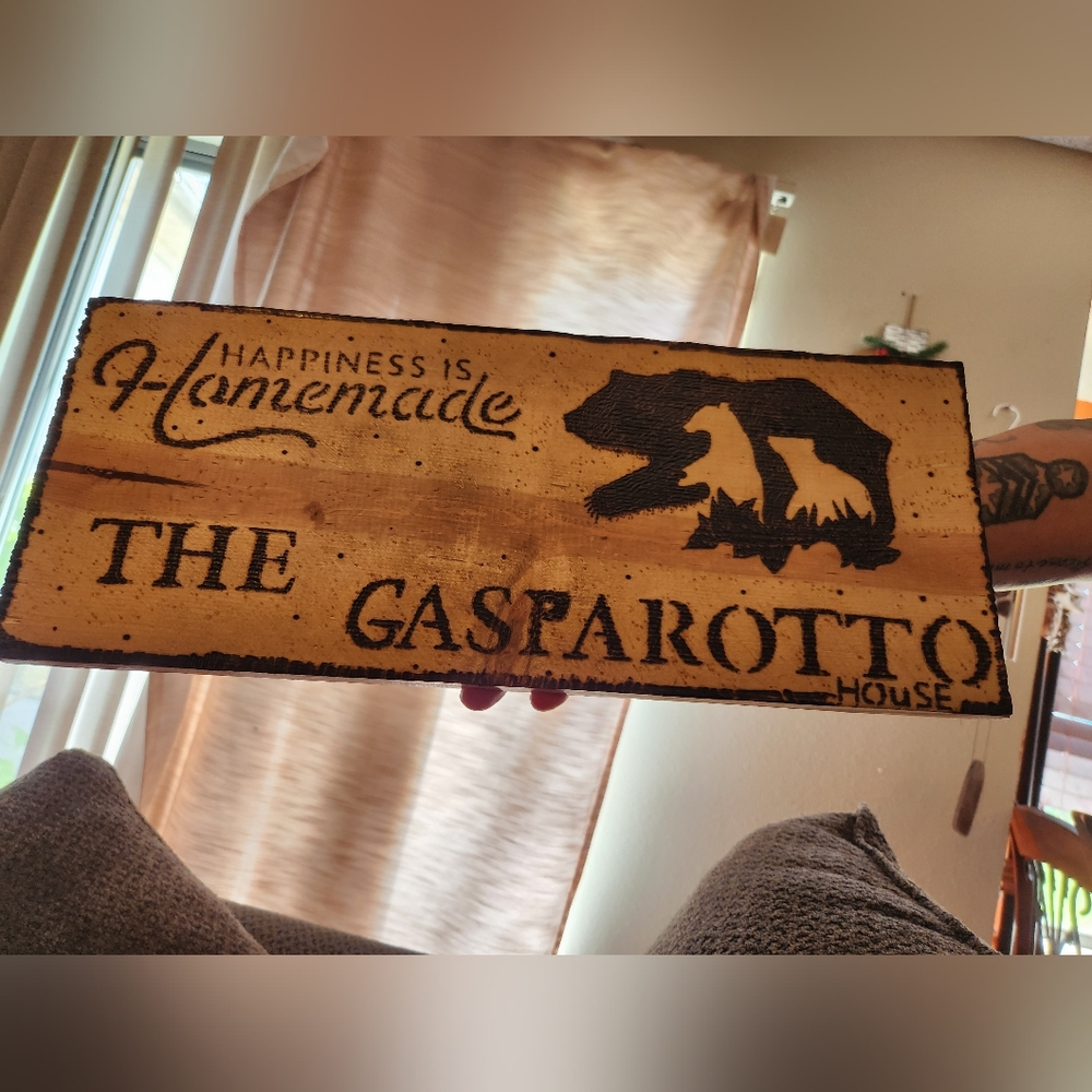 Homemade Personalized Wood Art
